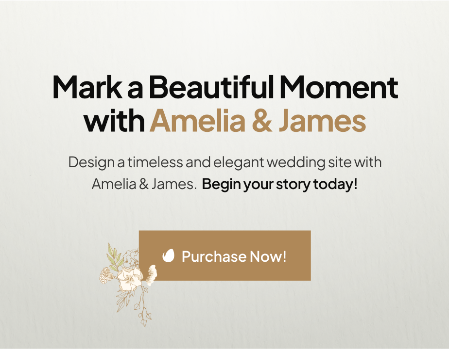 Amelia & James – Wedding Invitation FSE WordPress Theme - 11