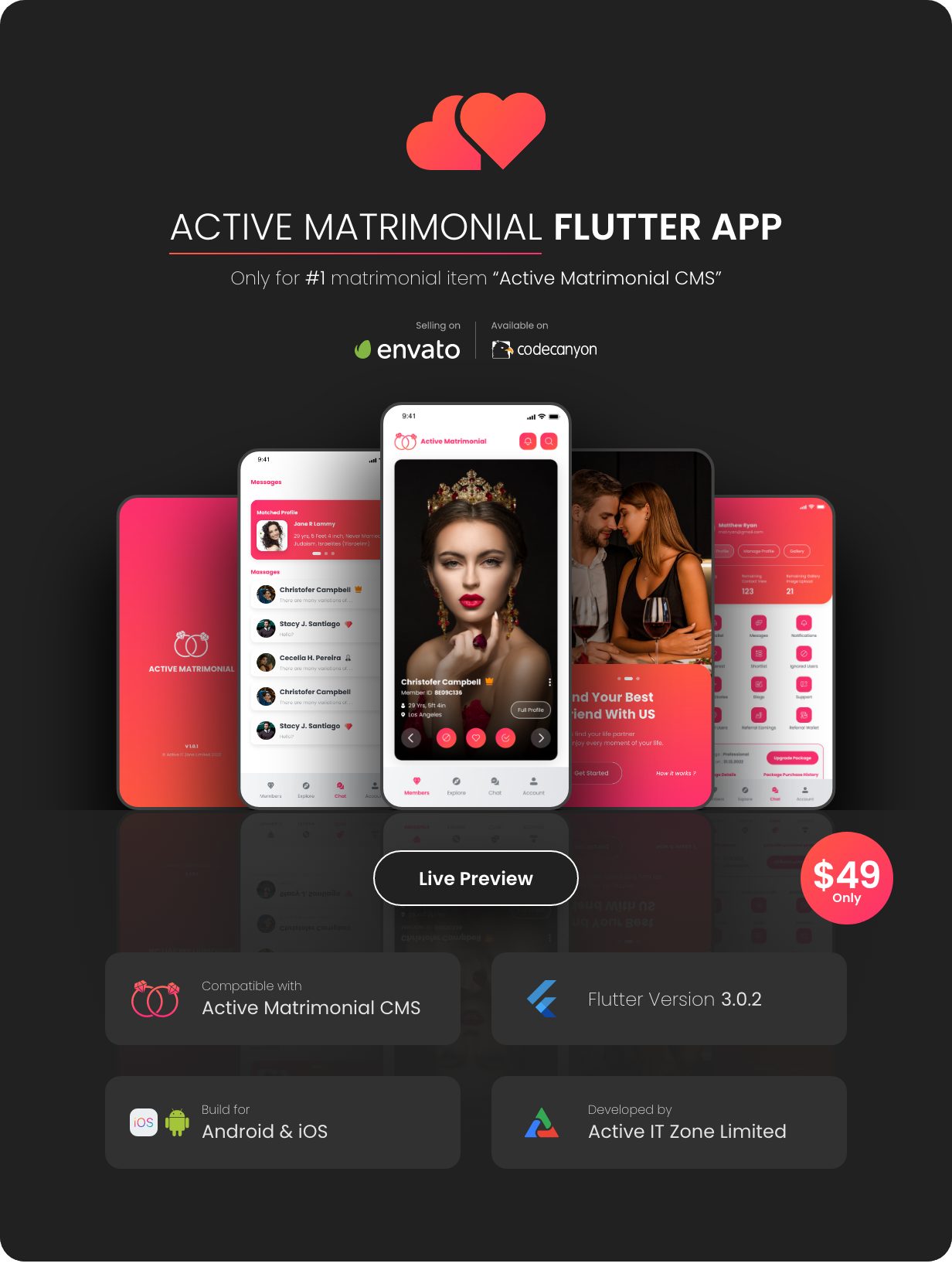 Active Matrimonial Flutter App - 3