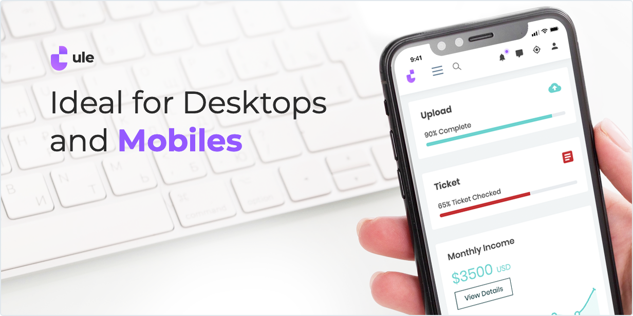 Ule – Dashboard Template for Bootstrap - 4