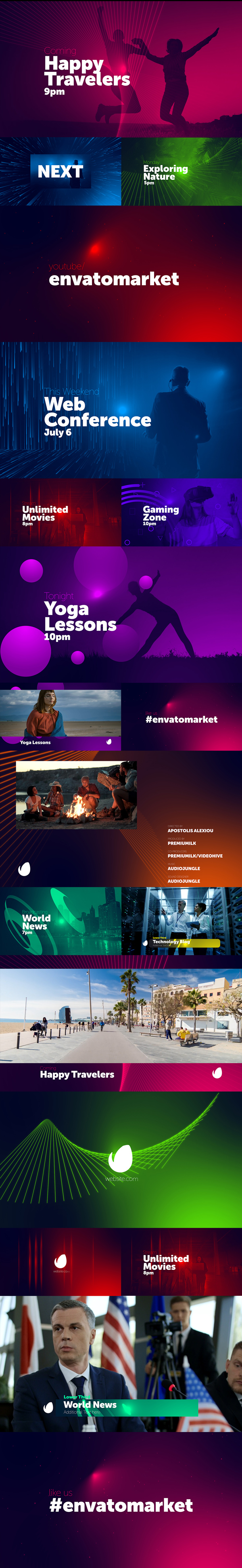 Broadcast Themes Pack for Premiere Pro - 155