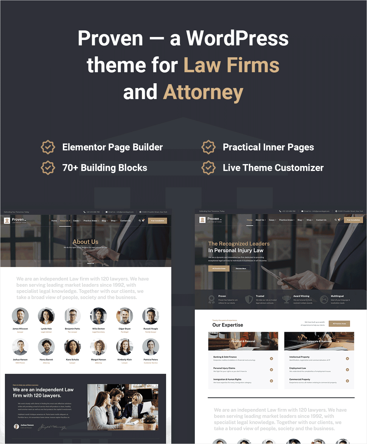 Proven - Lawyer & Attorney WordPress Theme
