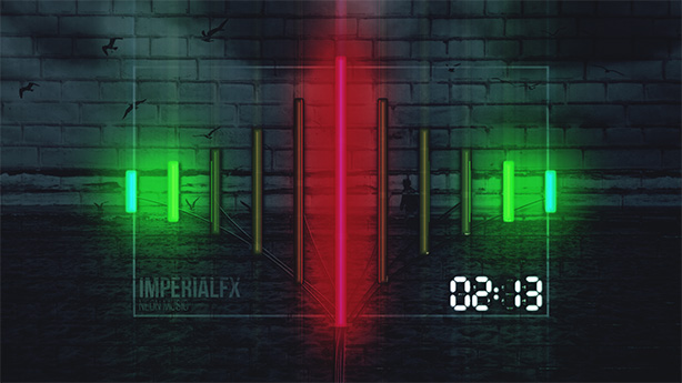 Neon Music Visualizer Audio React - 4