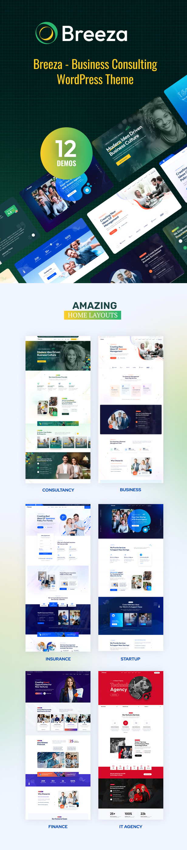 Breeza - Business Consulting WordPress Theme - 5