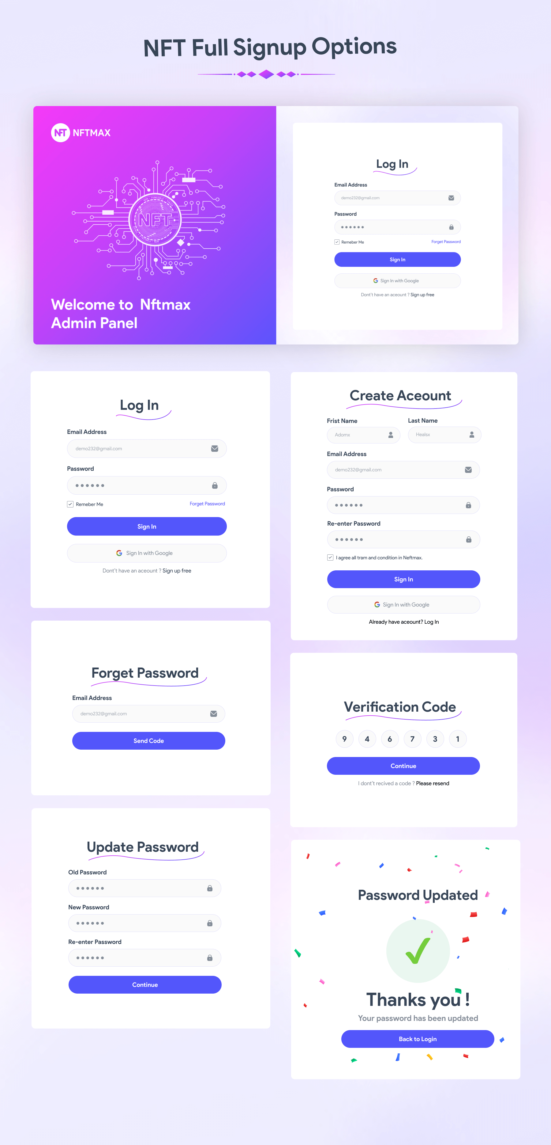 Vue Admin Dashboard Template