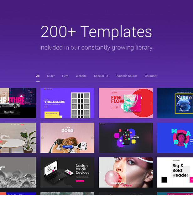 200+ Templates