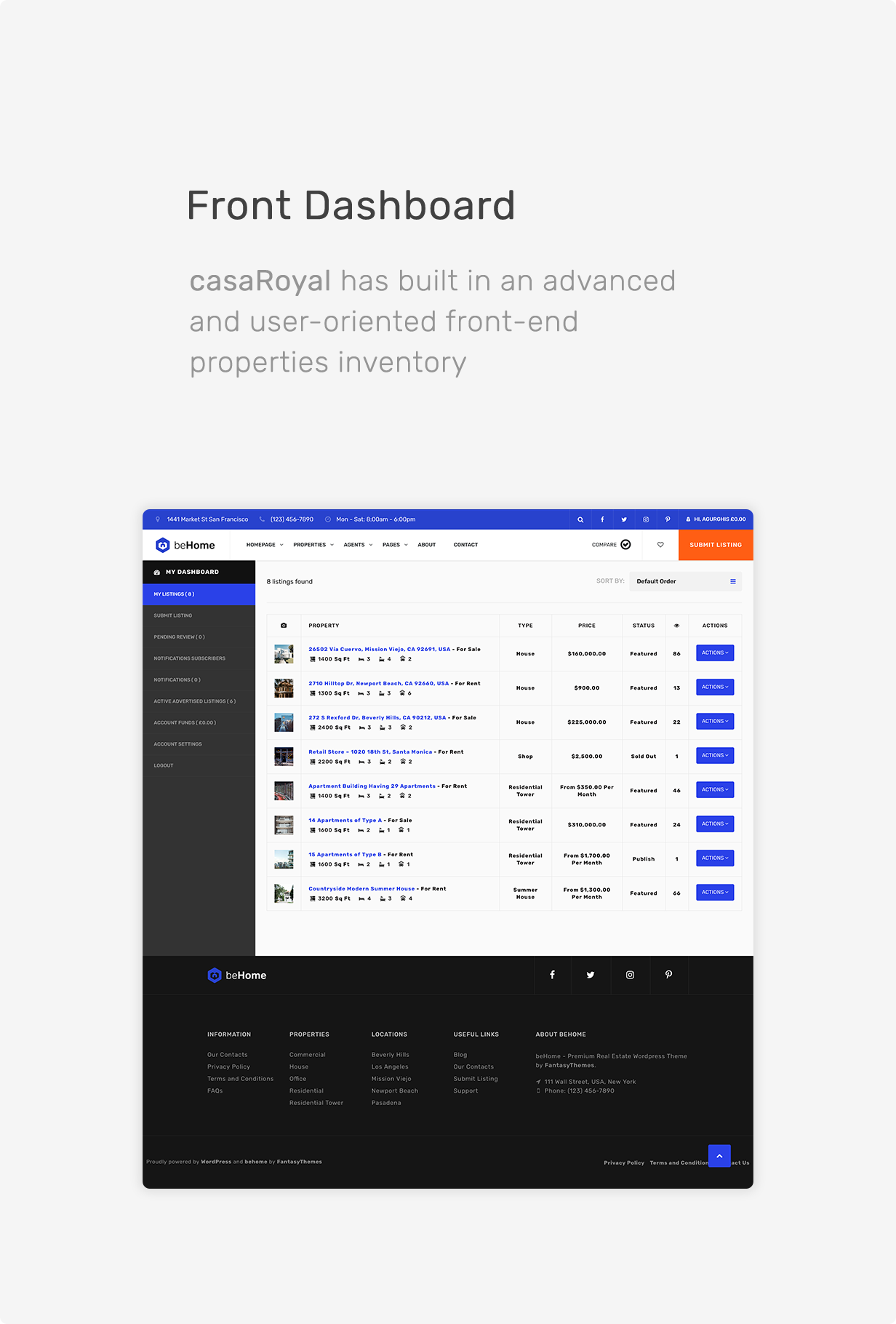 casaRoyal - Real Estate HTML/CSS Template - 3