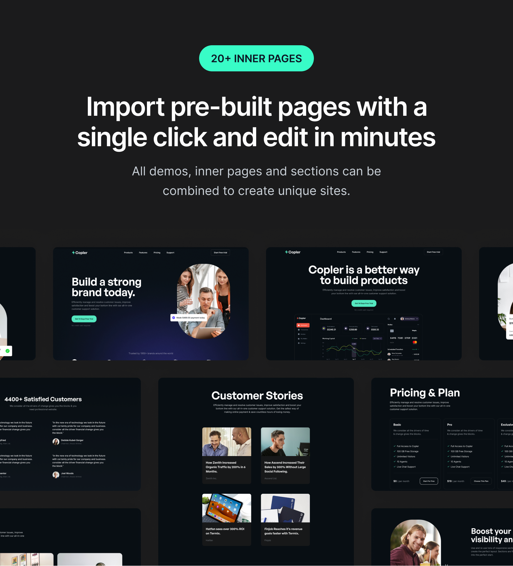 Copler - SaaS WordPress Theme - 4