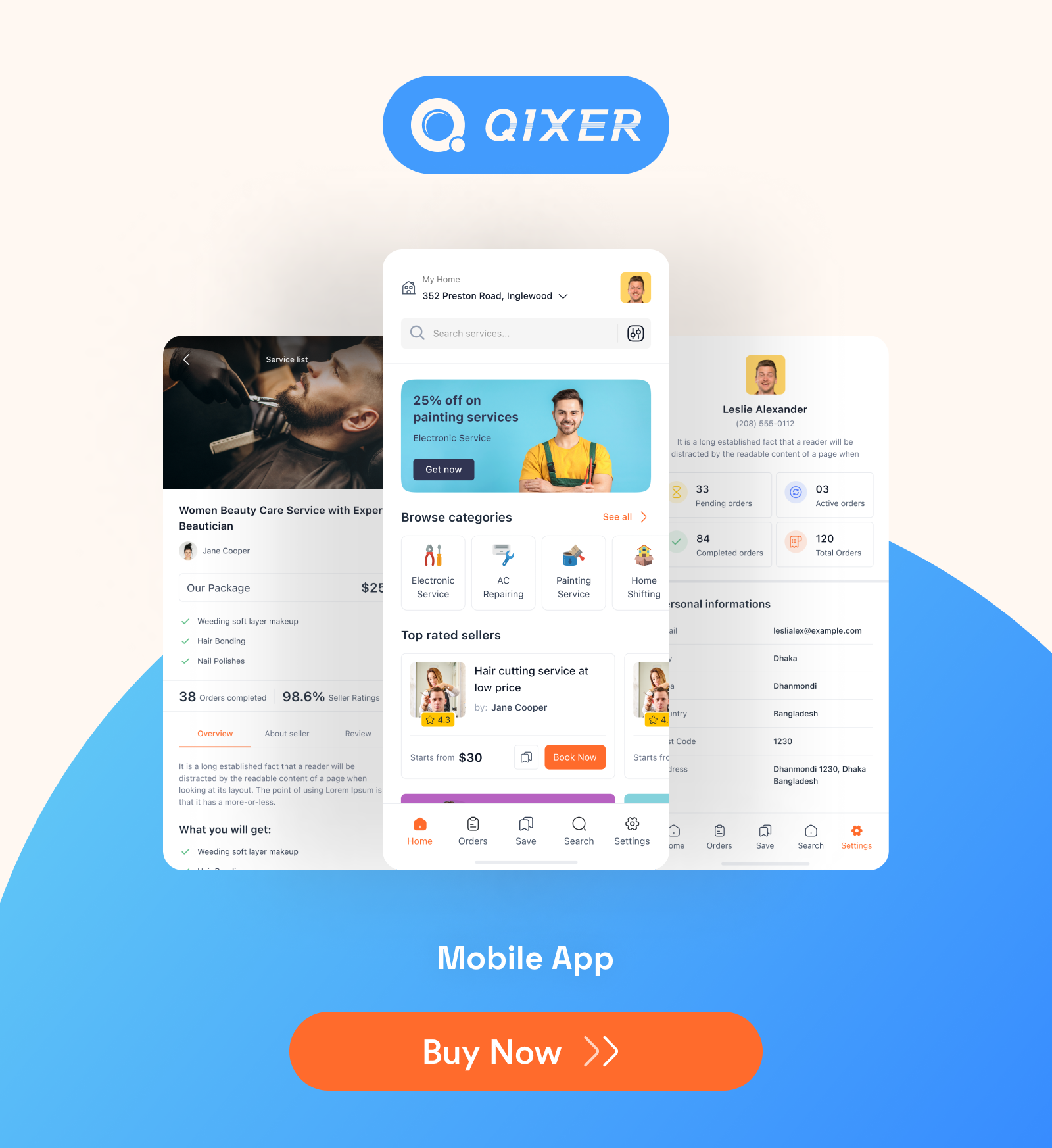Universal Addon Bundle for Qixer - Handyman Service Marketplace and Home Service Finder - 2