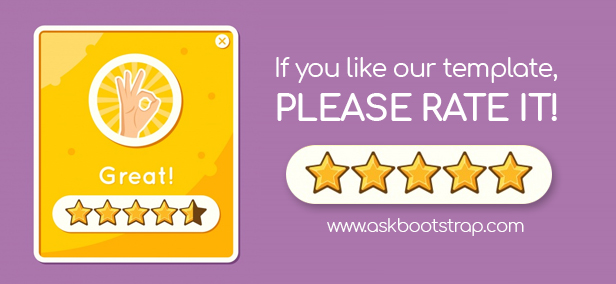 If you’ve enjoyed using our themes , please don’t forget to leave a positive rating
