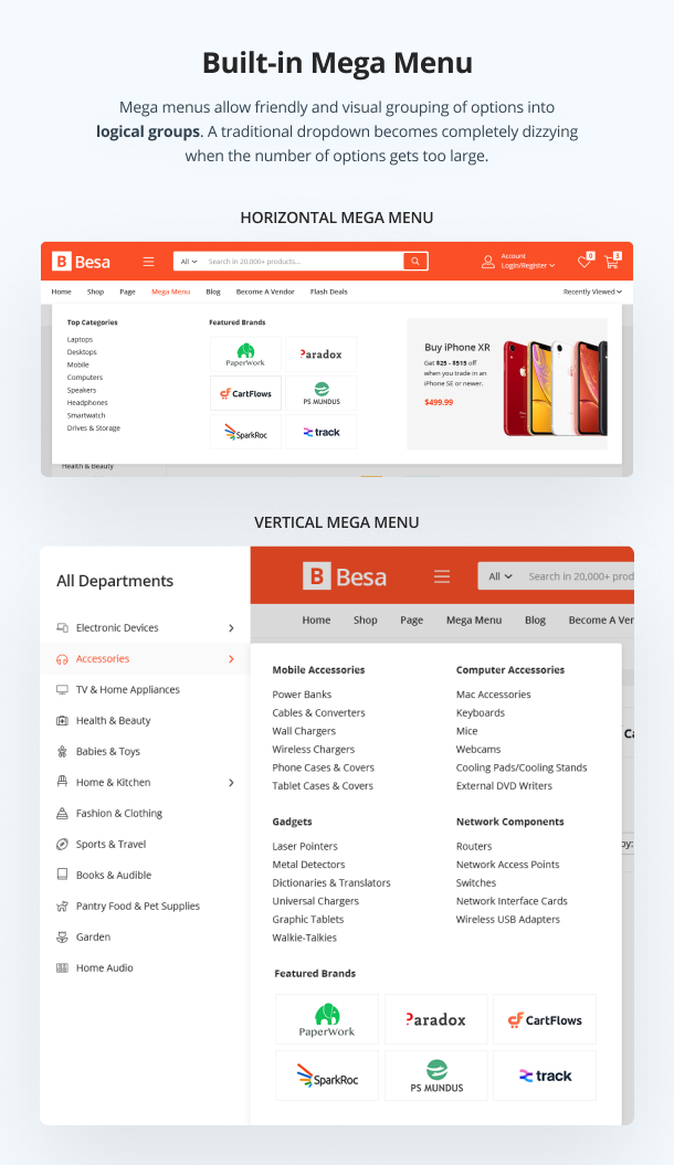 Besa - Elementor Marketplace WooCommerce Theme - 15