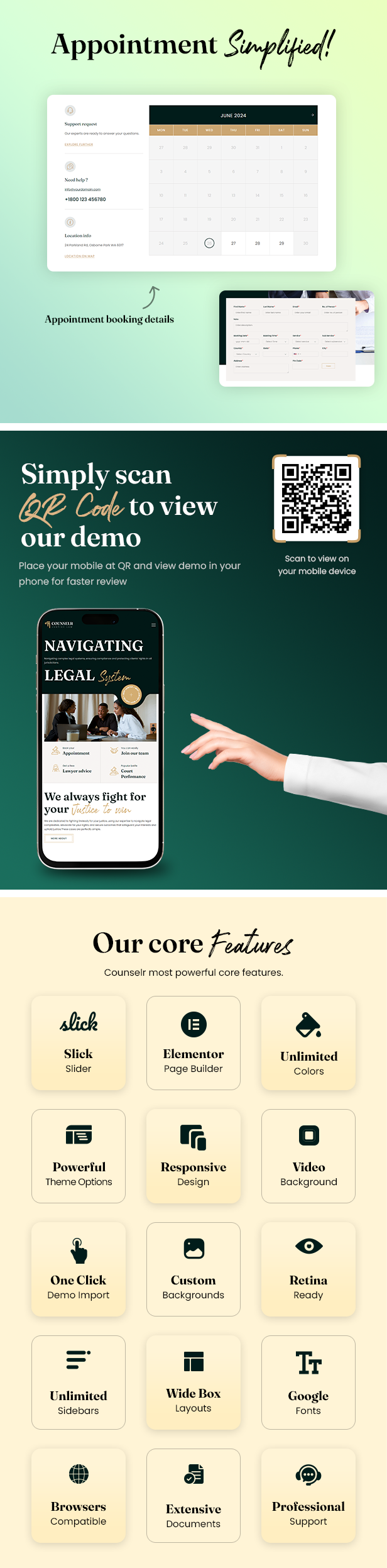 Lawyer & Law Firm WordPress Theme