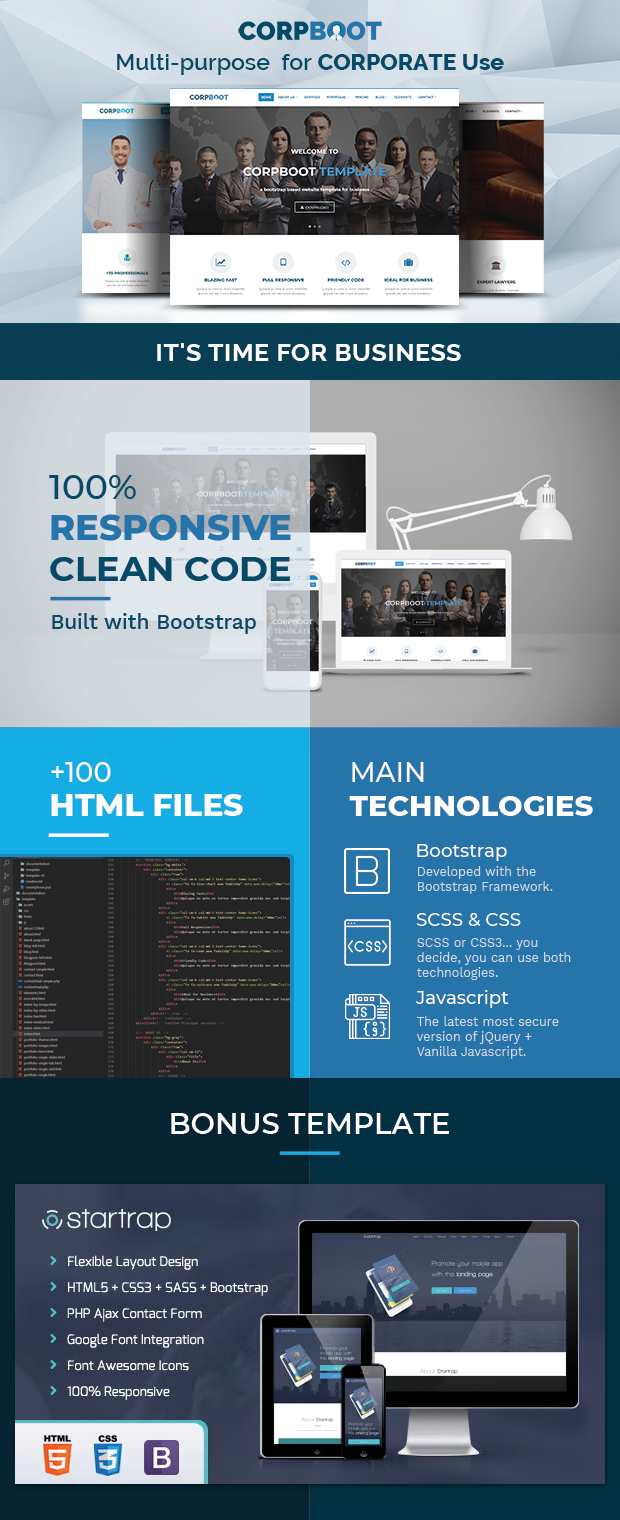Corpboot - Corporate Website Template by styliothemes | ThemeForest