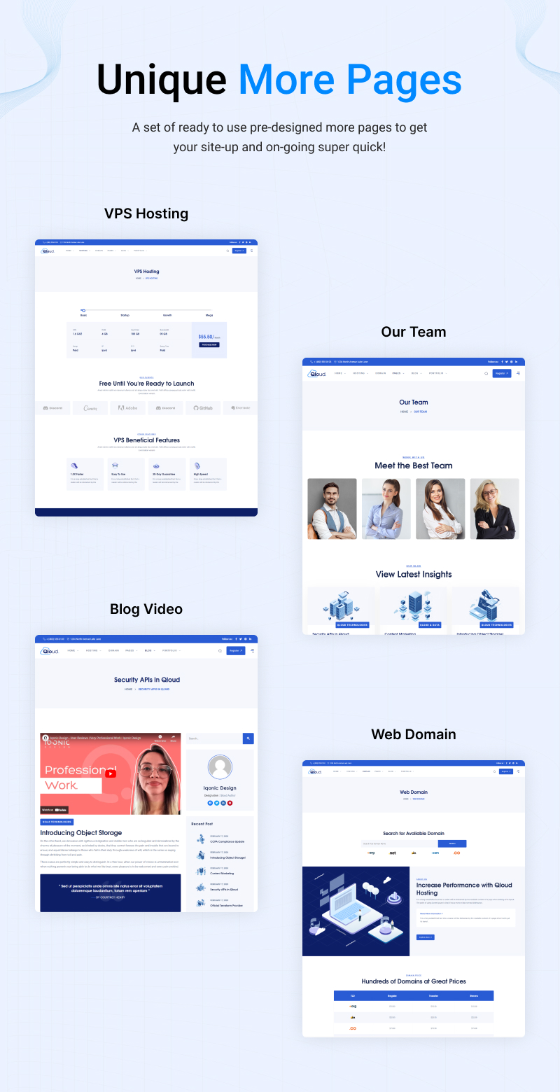 Qloud - Cloud Computing, Apps & Server Template (HTML, WHMCS, Vue, Angular) - 9