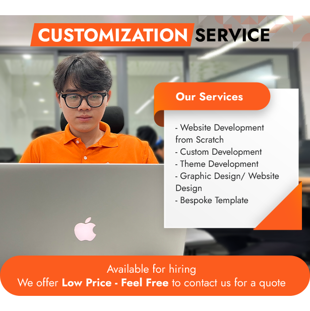 Customize Services / HaloThemes.com
