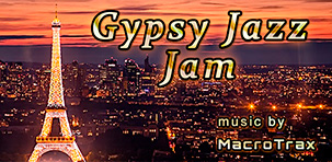 Gypsy jazz Jam ~ Music by MacroTrax