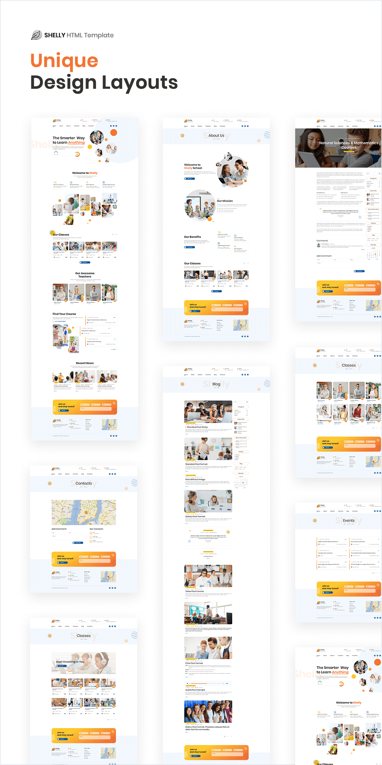 Unique Design Layouts