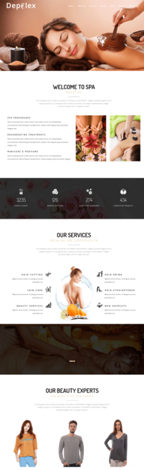 Depilex Salon - Parlour - Spa - Gym - Multipurpose WP Theme - 1