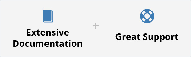 extensive documentation and great support