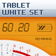 Tablet/Phone User Interface White SET - GraphicRiver Item for Sale