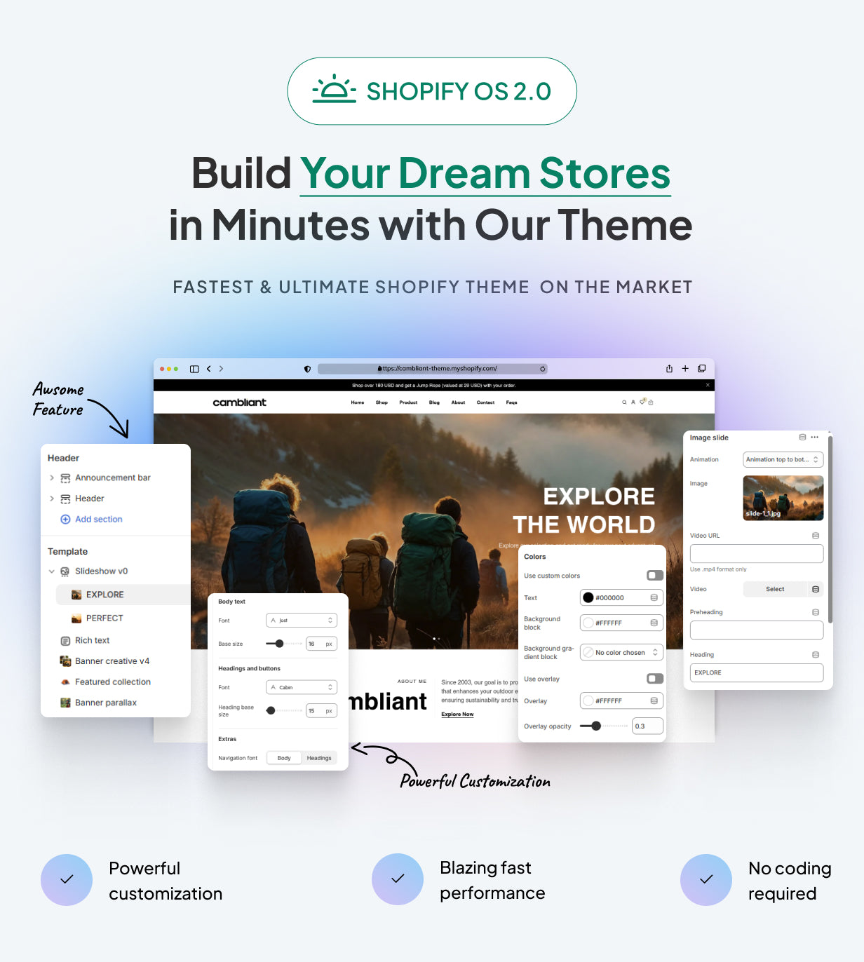 Cambliant | Adventure Sport & Camping Shopify Theme OS 2.0