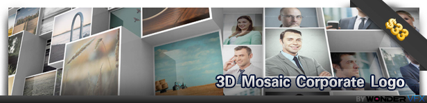 3D Mosaic Corporate Logo