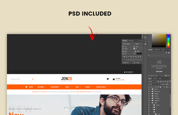 jenzo - Opencart Teması