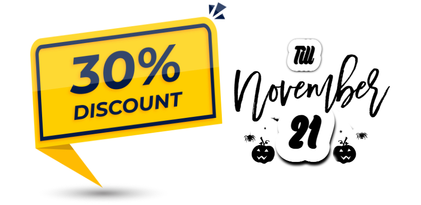 Discount Till November 21