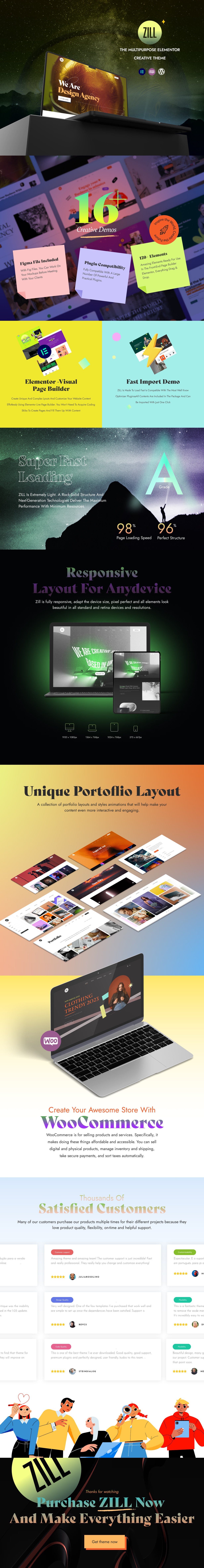 ZILL - Multipurpose Elementor Creative Theme