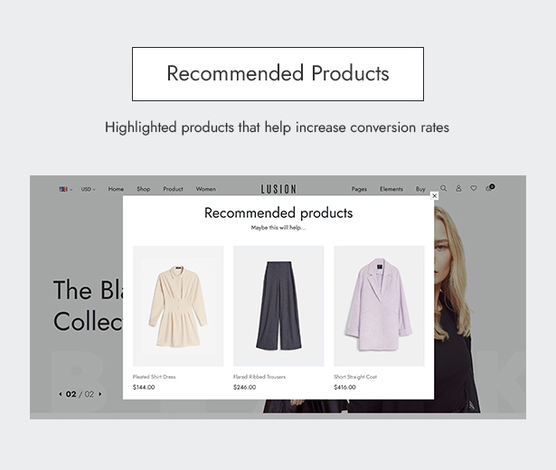 Lusion - Multipurpose Ecommerce Wordpress Theme - Recommended Products