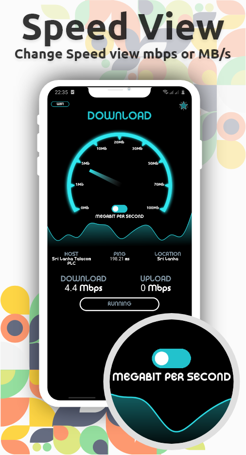 Internet Speed Test with amazing UI - 15