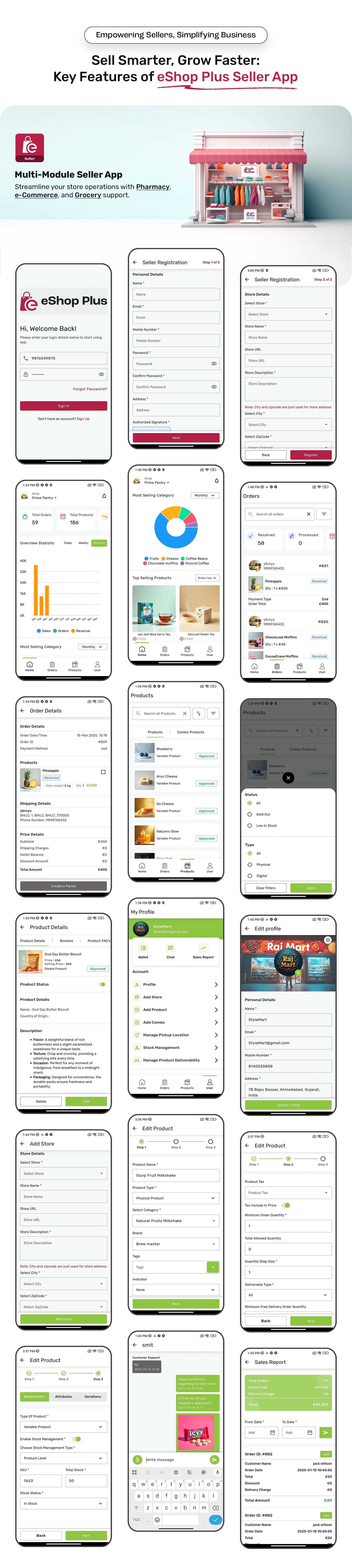 eShop Plus - Multi Vendor eCommerce, Multi Module Flutter App with Laravel Admin Panel - 22