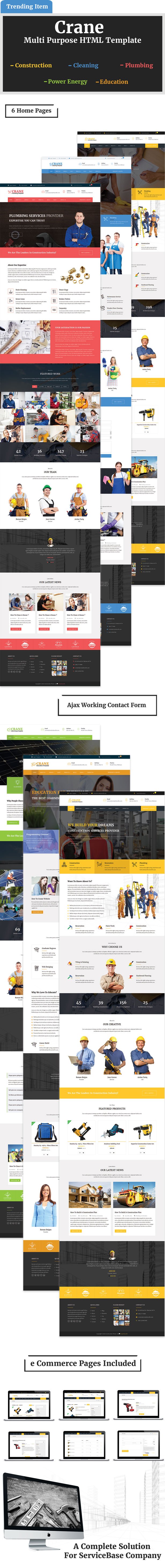 Crane Multipurpose Template