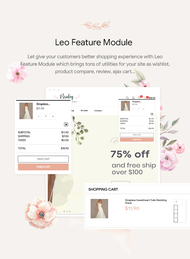 Bridey - Bridal Store eCommerce Prestashop Theme