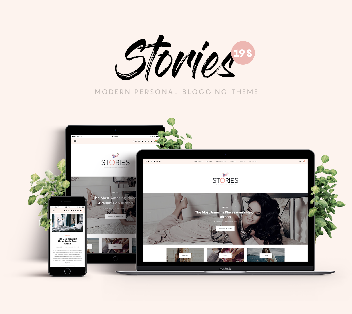 Stories - A Modern Personal Blogging HTML5 Template - 1