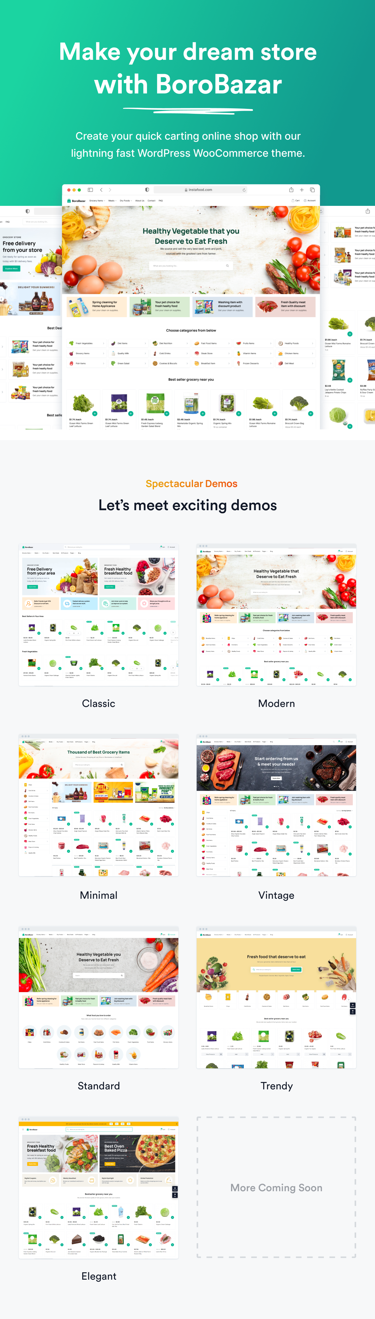 BoroBazar - Grocery Store WooCommerce WordPress theme