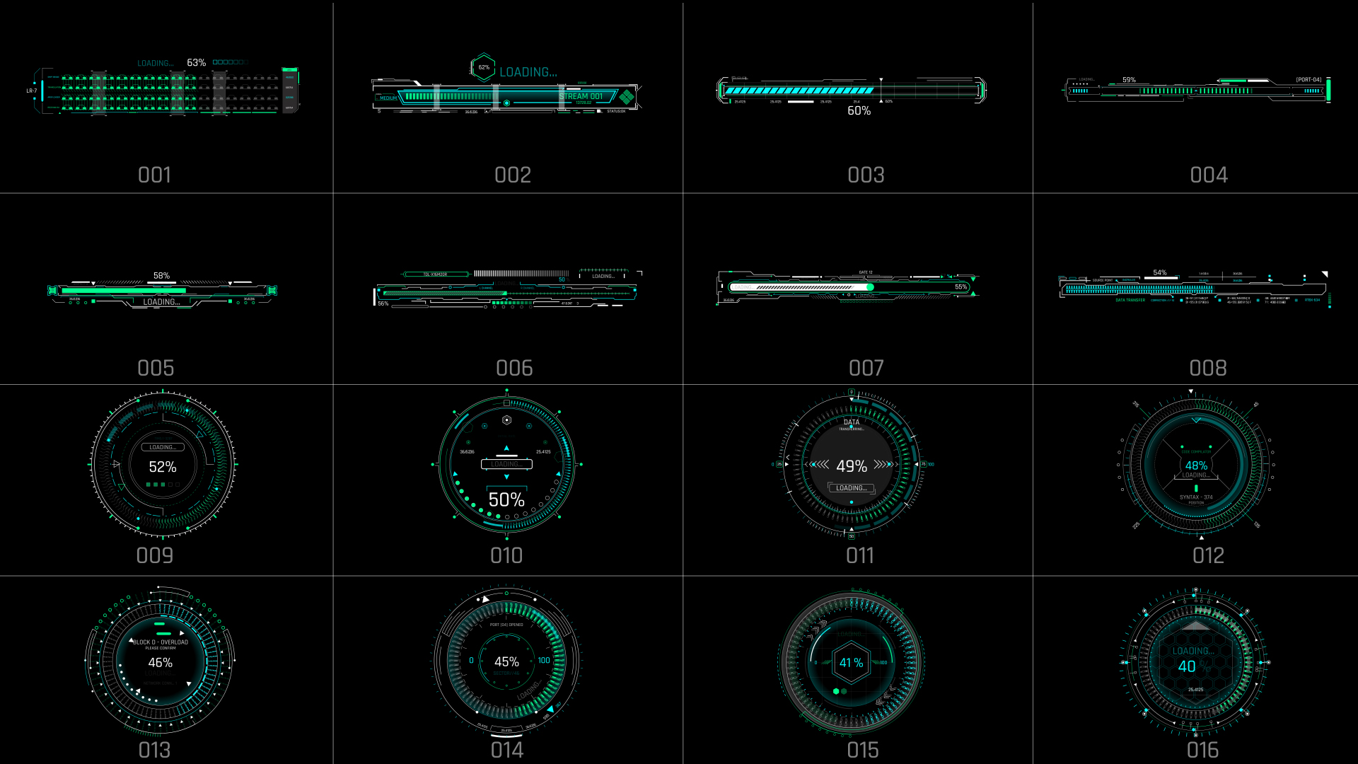 Ultimate HUD Library For Premiere Pro - 49