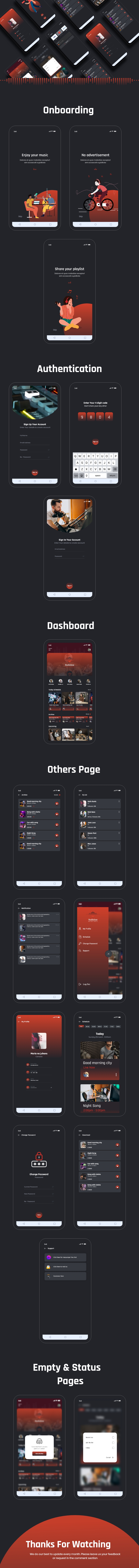Radiobox - Online Radio App UI kit - 2