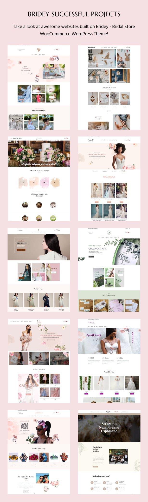 Bridey - Bridal Store WooCommerce WordPress Theme showcase