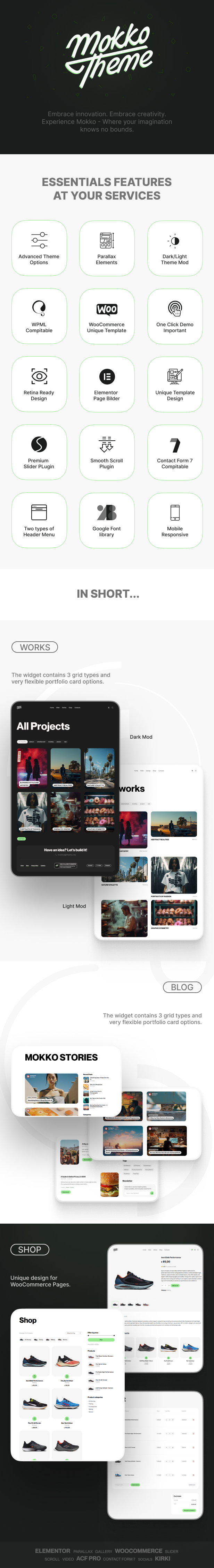 portfolio wordpress theme