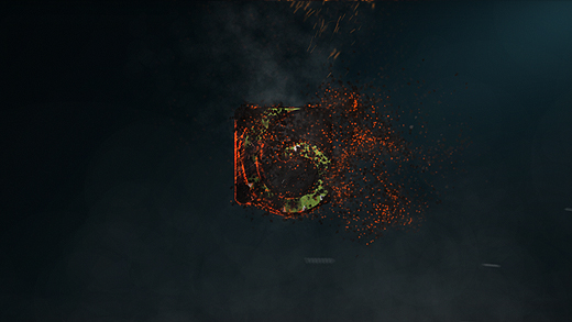 Burning Logo Reveal - 12