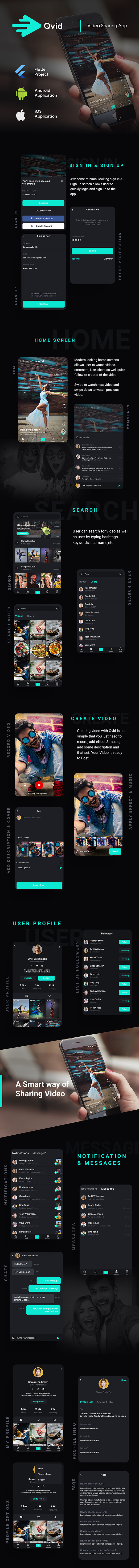 TikTok App| Video Creating Android App+ Short Video iOS App| Flutter Template| Qvid - 4