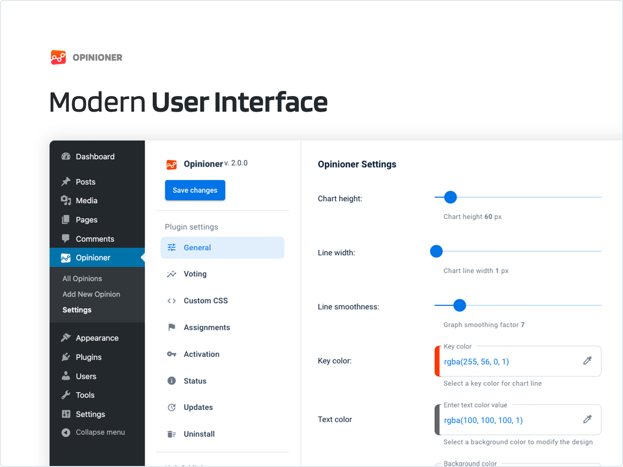 Modern User Interface