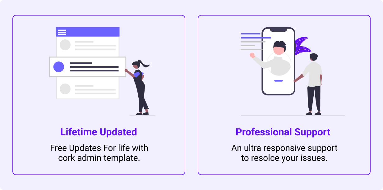 Cork Vue - Responsive Dark Admin Dashboard