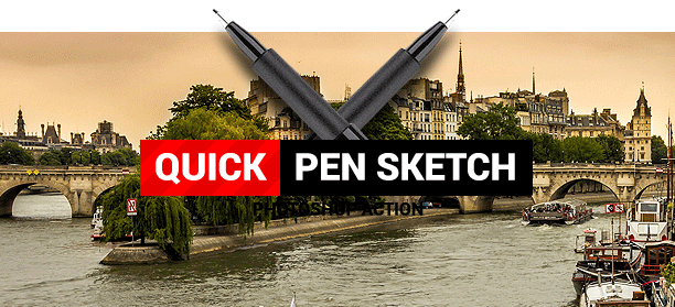 Architecture Sketch - Architectum 3 - UXP Photoshop Plugin - 8