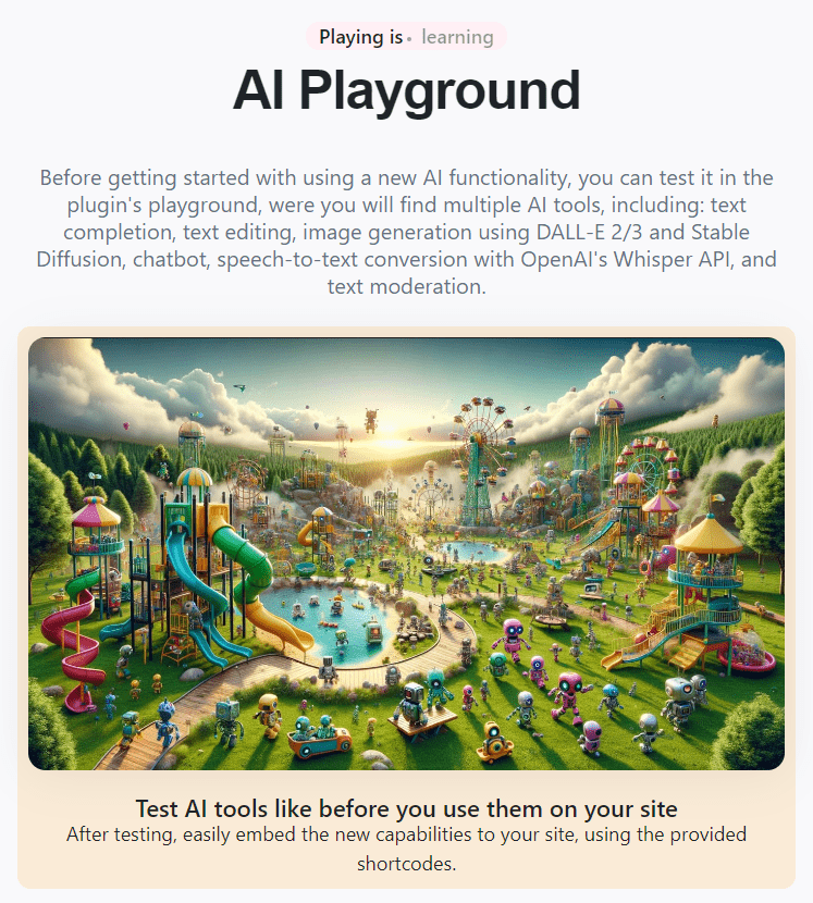 AI Playground