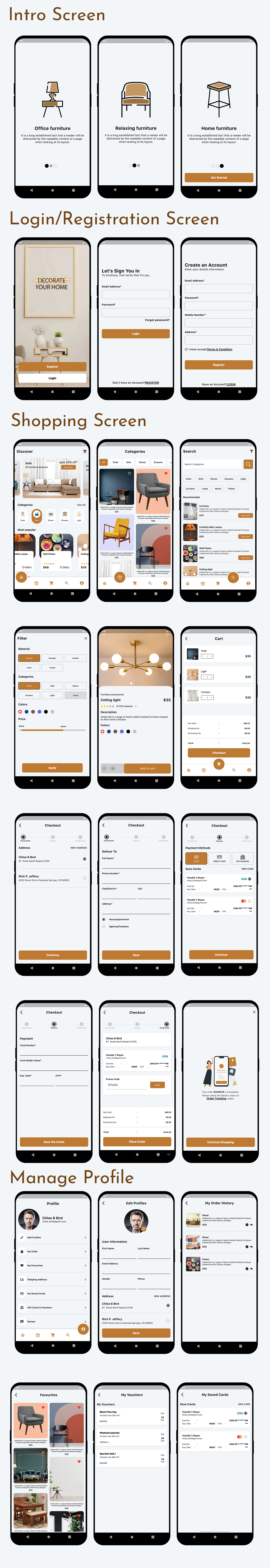 Flutter Furniture app UI template - 10