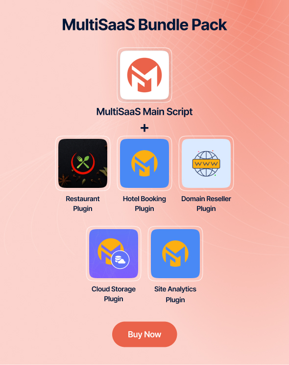 MultiSaas - Multi-Tenancy Multipurpose Website Builder (Saas) - 1