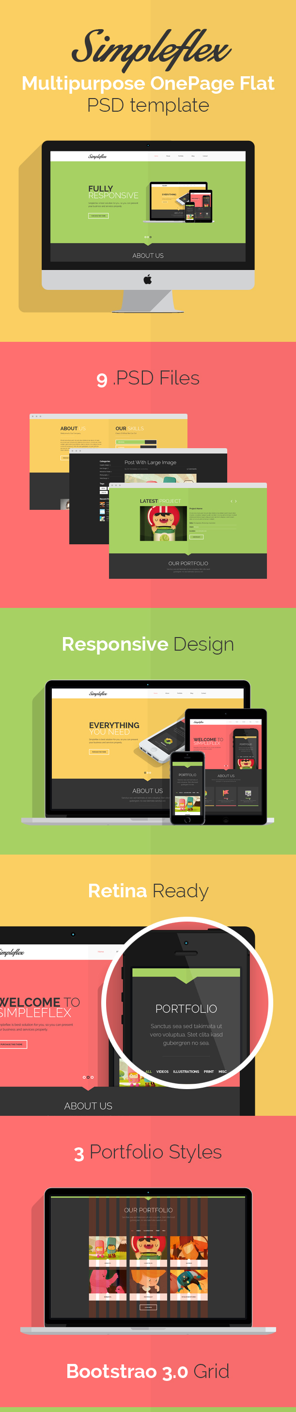 Simpleflex - PSD Web Template