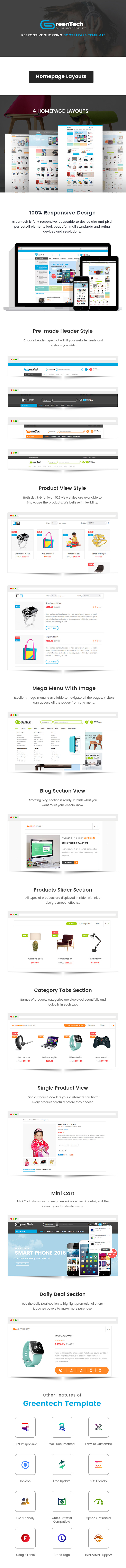 GreenTech - Electronics Fashion Store HTML Template - 1