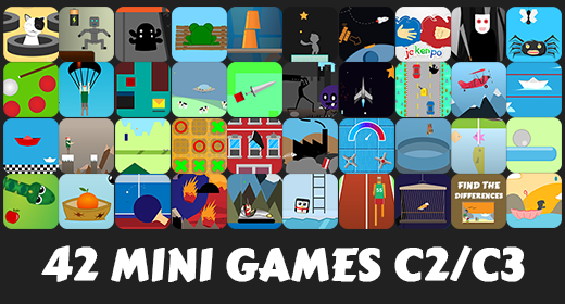 40 HTML5 Games Bundle [ C2/C3 ] + 2 FREE GAMES - 1